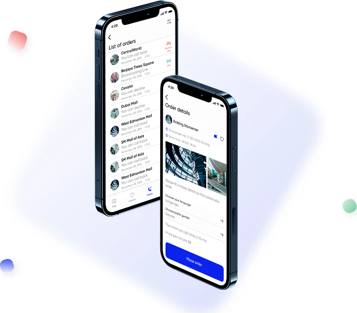 Order list and order detail, specified per platform