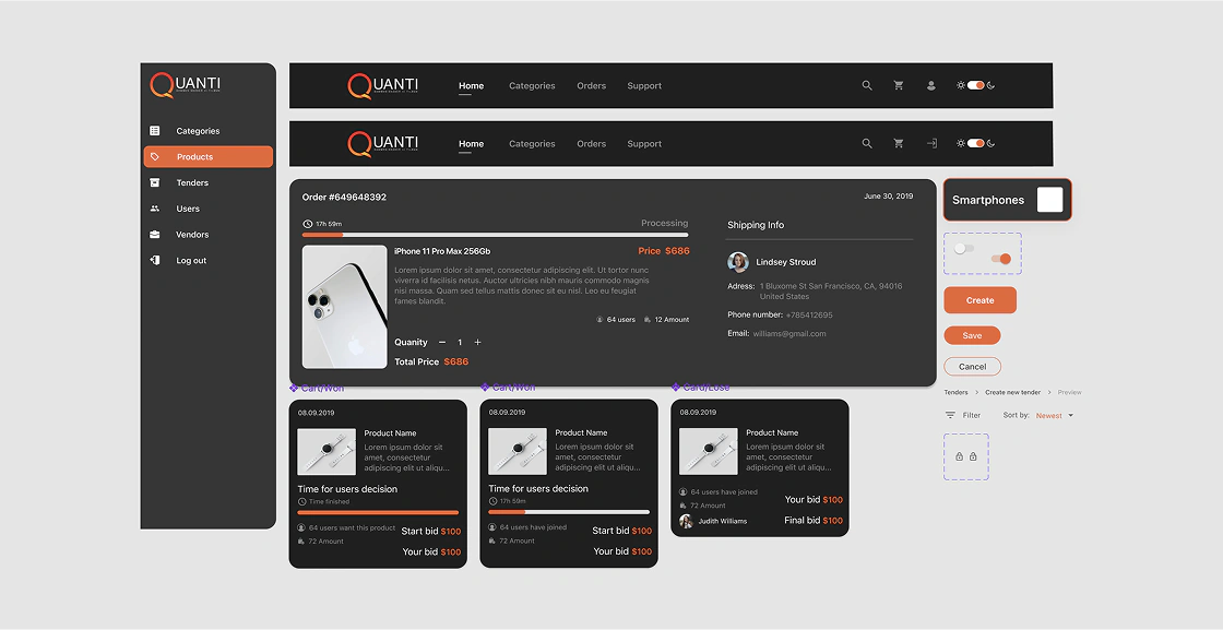 Lightweight Figma UI kit
